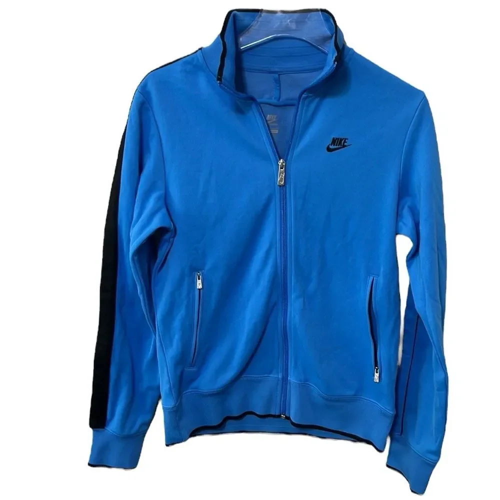 Nike Sportswear Full Zip Track Training Jacket Blue Women's Size S